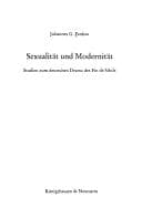 Tapa de Sexualität und Modernität