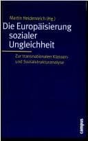 Tapa de Die Europäisierung sozialer Ungleichheit