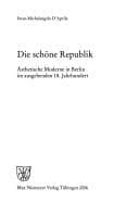 Tapa de Die schöne Republik