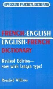 Tapa de French-English English-French (Hippocrene Practical Dictionary/Larger Print)