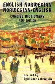 Tapa de English-Norwegian, Norwegian-English dictionary