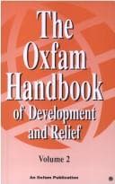 Tapa de The Oxfam handbook of development and relief