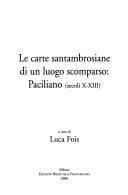 Tapa de Le carte santambrosiane di un luogo scomparso