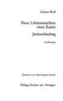 Tapa de Neue Lebensansichten eines Katers; Juninachmittag