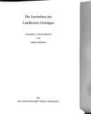 Tapa de Die Inschriften des Landkreises Göttingen