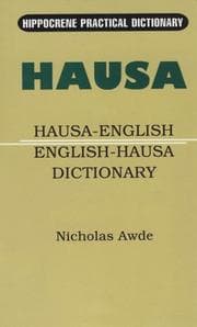 Tapa de Hausa-English/English-Hausa dictionary