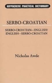 Tapa de Serbo-Croatian-English, English-Serbo-Croatian dictionary