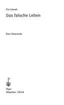 Tapa de Das falsche Leben: eine Vatersuche