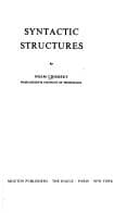 Tapa de Syntactic structures