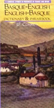 Tapa de Basque-English, English-Basque Dictionary and Phrasebook