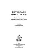 Tapa de Dictionnaire Marcel Proust