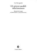 Tapa de Gli universi paralleli della letteratura