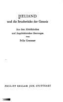 Tapa de Heliand und die Brunchstücke der Genesis