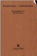Tapa de Denkformen - Lebensformen. Tagung des Engeren Kreises der Allgemeinen Gesellschaft f ur Philosophie in Deutschland, Hildesheim 3. - 6. Oktober 2000