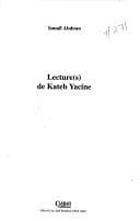 Tapa de Lecture(s) de Kateb Yacine