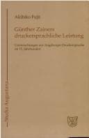 Tapa de Günther Zainers druckersprachliche Leistung