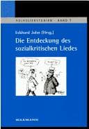 Tapa de Die Entdeckung des sozialkritischen Liedes