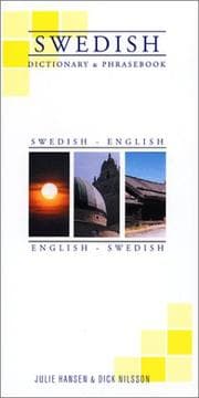 Tapa de Swedish-English, English-Swedish dictionary & phrasebook