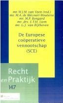 Tapa de De Europese Coöperatieve Vennootschap (SCE)