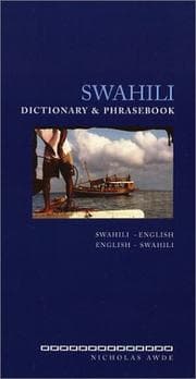 Tapa de Swahili Dictionary and Phrasebook