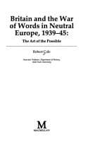 Tapa de Britain and the war of words in neutral Europe, 1939-45