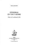 Tapa de Stendhal en tout genre