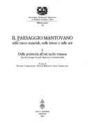 Tapa de Il paesaggio mantovano nelle tracce materiali, nelle lettere e nelle arti
