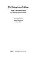 Tapa de Die Kleinepik des Strickers: Texte, Gattungstraditionen und Interpretationsprobleme