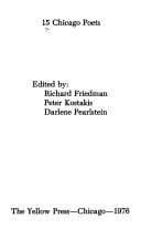Tapa de Fifteen Chicago Poets