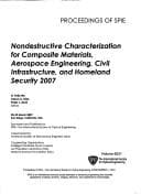 Tapa de Nondestructive characterization for composite materials, aerospace engineering, civil infrastructure and homeland security