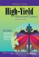 Tapa de High-yield behavioral science