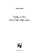 Tapa de Cino da Pistoia