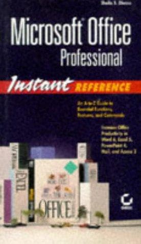 Tapa de Microsoft Office professional, instant reference