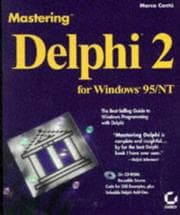 Tapa de Mastering Delphi 2 for Windows 95/NT
