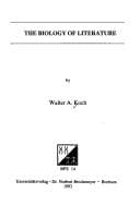 Tapa de The biology of literature