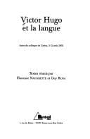 Tapa de Victor Hugo et la langue