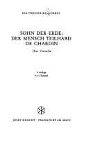 Tapa de Sohn der Erde : der Mensch Teilhard der Chardin