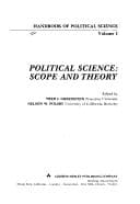 Tapa de Handbook of Political Science