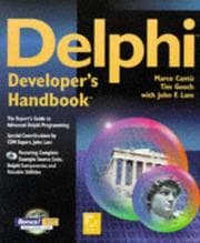 Tapa de Delphi developer's handbook