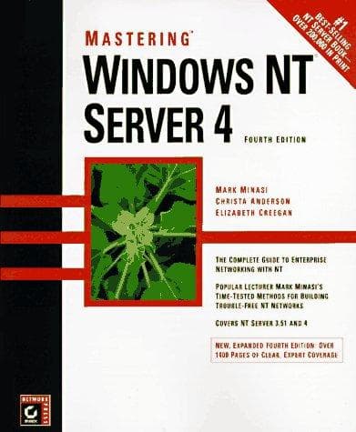 Tapa de Mastering Windows NT Server 4