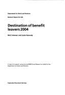 Tapa de Destination of benefit leavers 2004