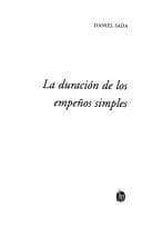Tapa de La Duración de los empeños simples