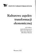 Tapa de Kulturowe aspekty transformacji ekonomicznej