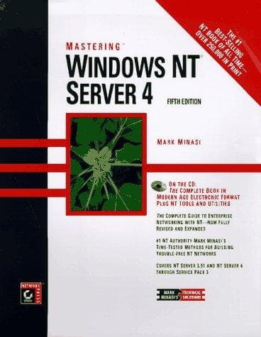 Tapa de Mastering Windows NT Server 4