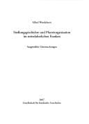 Tapa de Siedlungsgeschichte und Pfarreiorganisation im mittelalterlichen Franken