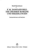 Tapa de F.M. Dostojevskij