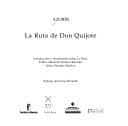 Tapa de La ruta de Don Quijote