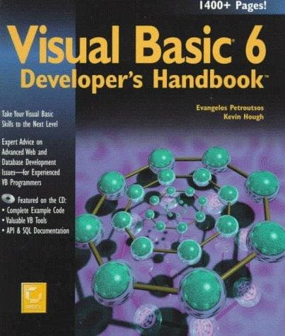 Tapa de Visual BASIC 6 developer's handbook