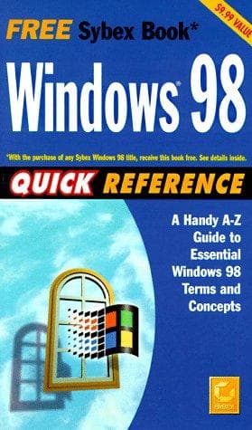 Tapa de Windows 98 quick reference