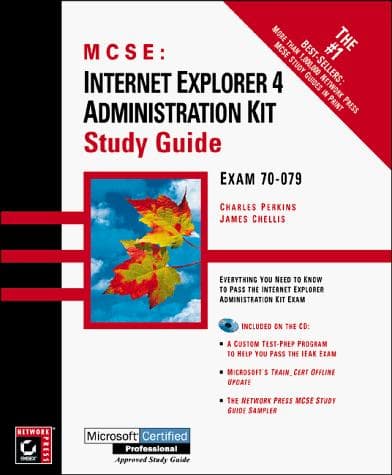 Tapa de MCSE Internet Explorer 4 administration kit study guide